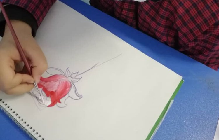 آموزش نقاشی با گواش 2