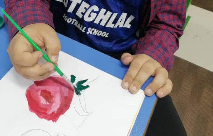 آموزش نقاشی با گواش 3