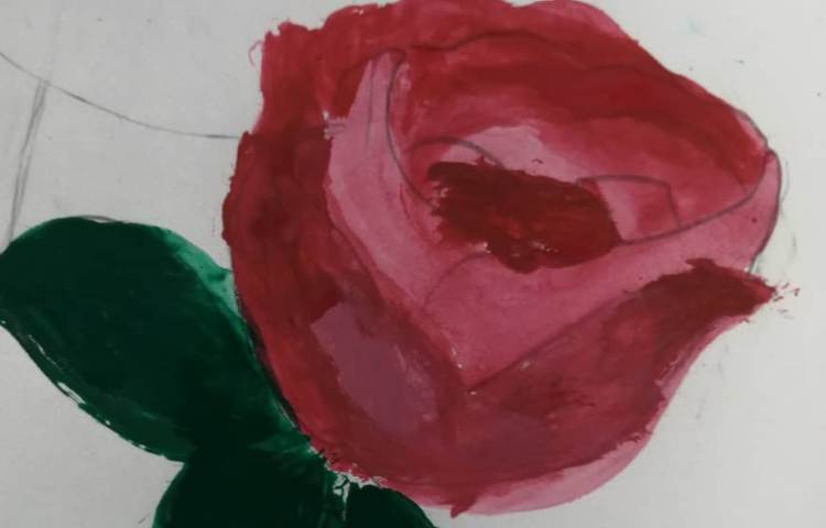 آموزش نقاشی با گواش 5