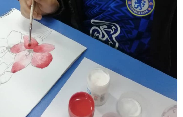 آموزش نقاشی با گواش