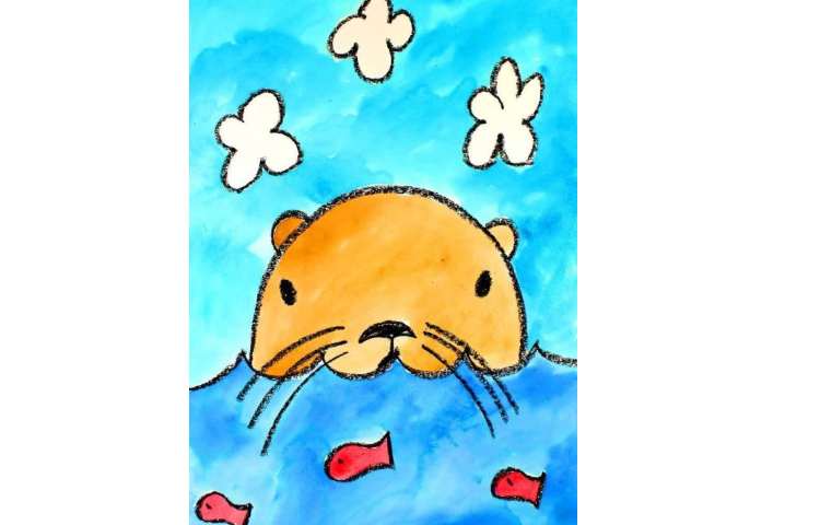 آموزش نقاشی به کمک نیم دایره 1