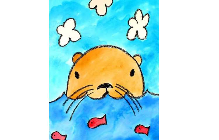 آموزش نقاشی به کمک نیم دایره 1