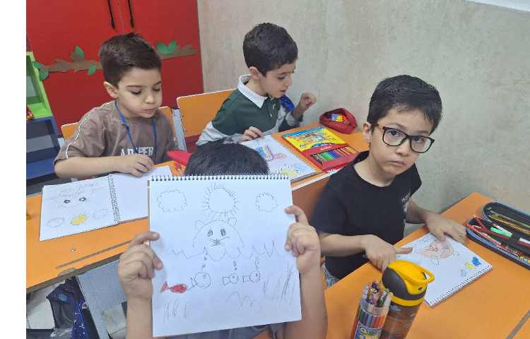 آموزش نقاشی به کمک نیم دایره 2