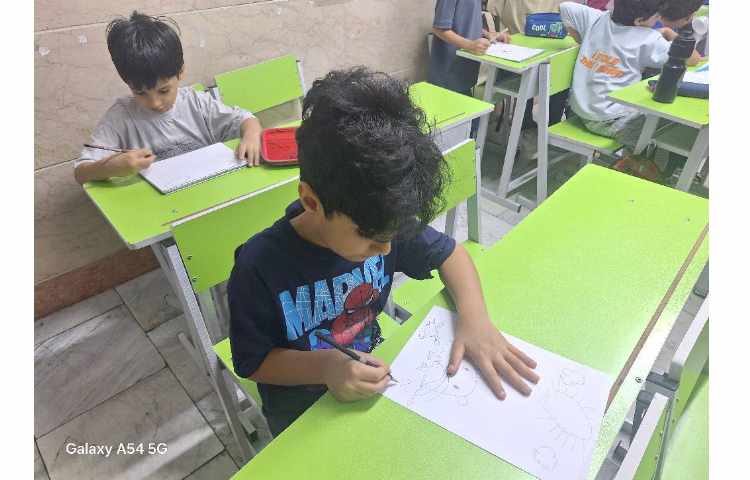 آموزش نقاشی به کمک نیم دایره 4