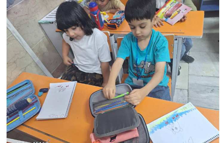 آموزش نقاشی به کمک نیم دایره 4