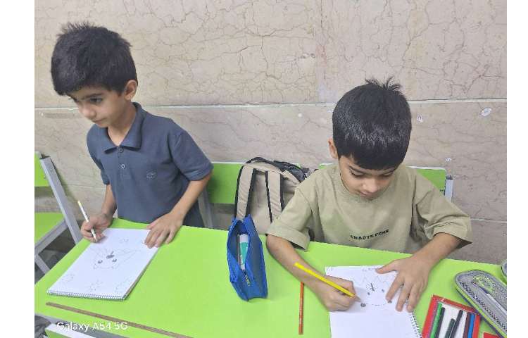 آموزش نقاشی به کمک نیم دایره 6