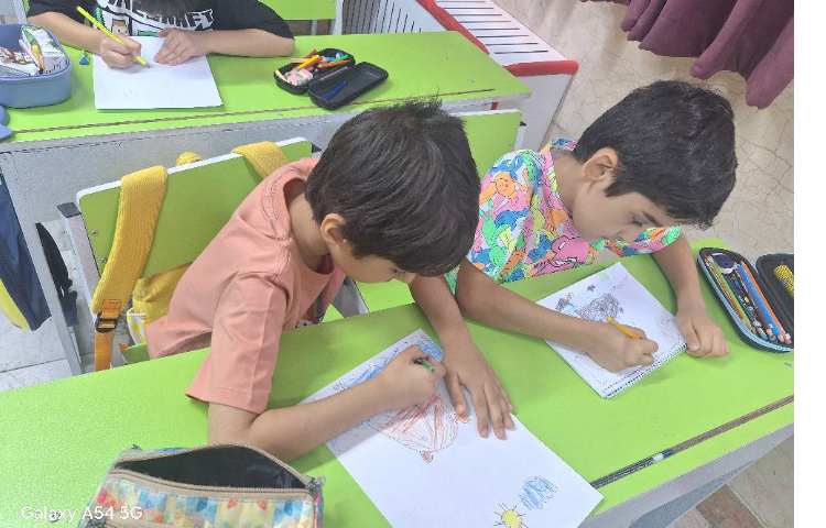 آموزش نقاشی به کمک نیم دایره 8