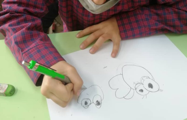 آموزش نقاشی حشرات 3