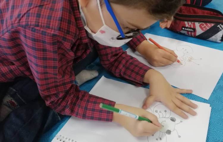 آموزش نقاشی حشرات 6