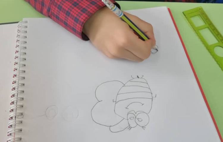 آموزش نقاشی حشرات