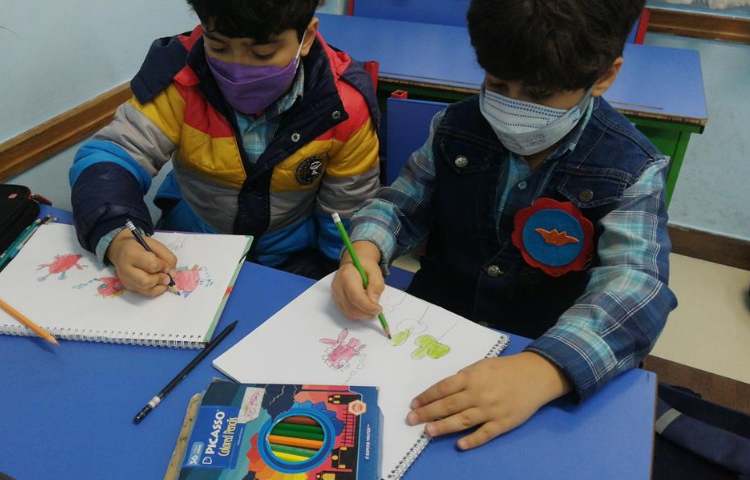 آموزش نقاشی حیوانات دریایی 5