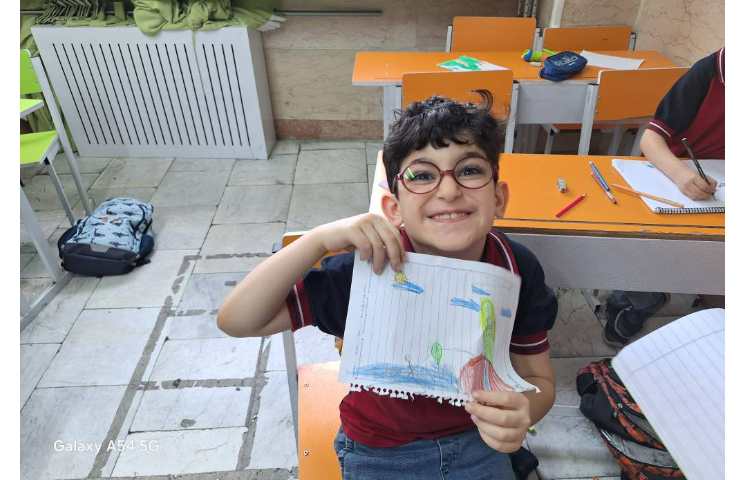 آموزش نقاشی خانه کاکاتوسی 1