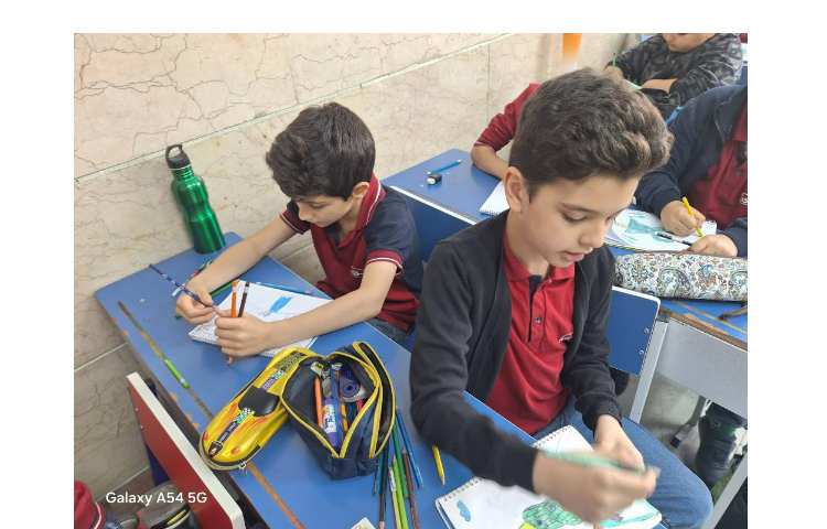 آموزش نقاشی خانه کاکتوسی پایه دوم 1