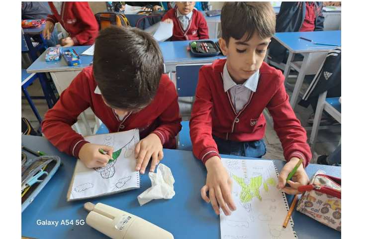 آموزش نقاشی خانه کاکتوسی پایه دوم 5