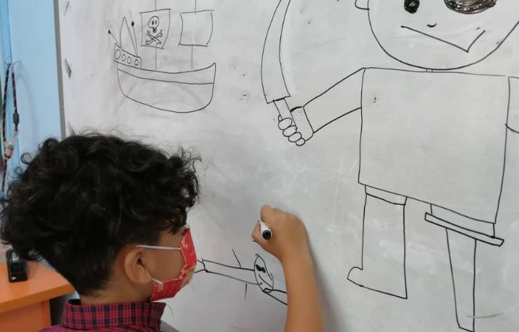 آموزش نقاشی دزد دریایی 4