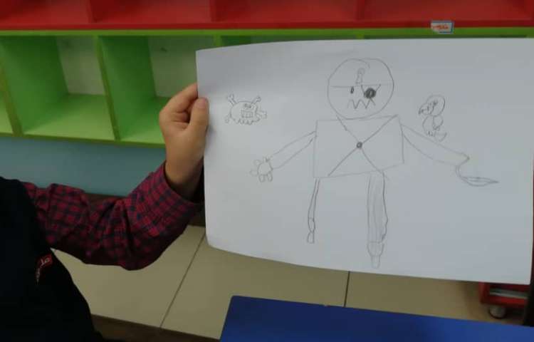 آموزش نقاشی دزد دریایی 5