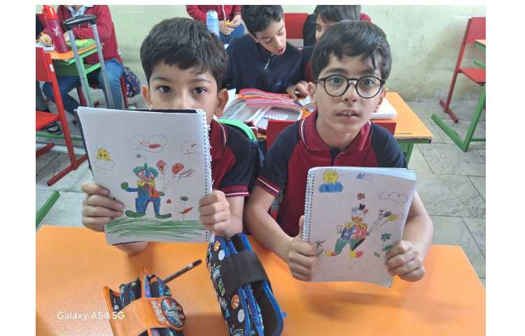 آموزش نقاشی دلقک