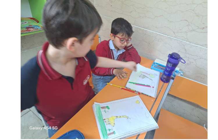 آموزش نقاشی زرافه 7