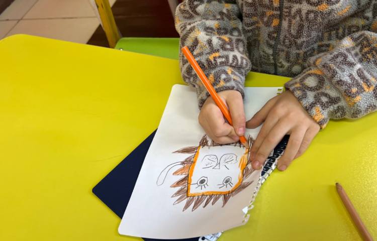 آموزش نقاشی شیر 2