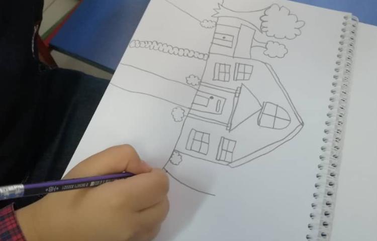 آموزش نقاشی طبیعت یا منظره 2