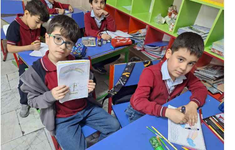 آموزش نقاشی قایق بادبانی نقاشی خطی 7