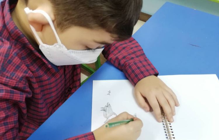 آموزش نقاشی ماهی و آبزیان 4