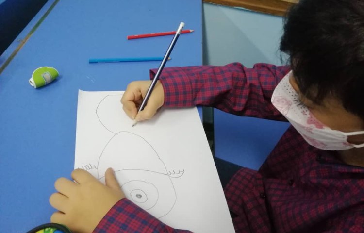 آموزش نقاشی ماهی و آبزیان 6