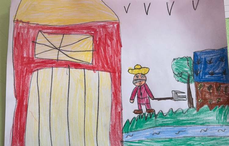 آموزش نقاشی مزرعه 3