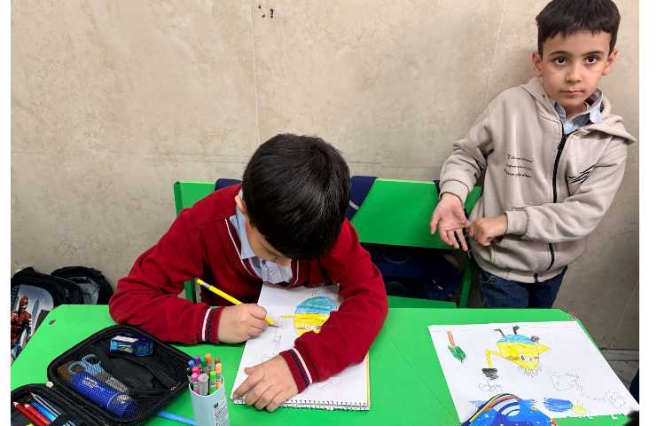 آموزش نقاشی مینیوم پایه اول خانم صبری 1