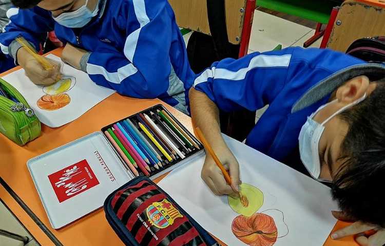 آموزش نقاشی میوه پایه ششم 3