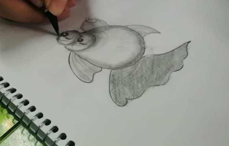 آموزش نقاشی و طراحی حیوانات با مداد سیاه 1
