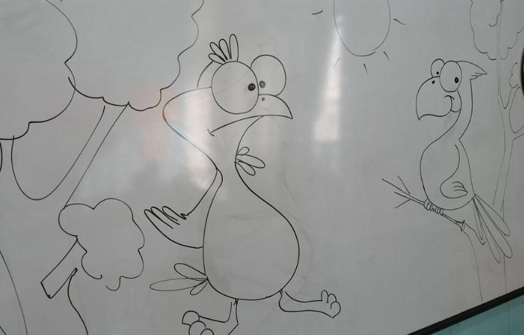 آموزش نقاشی و طراحی پرندگان 1