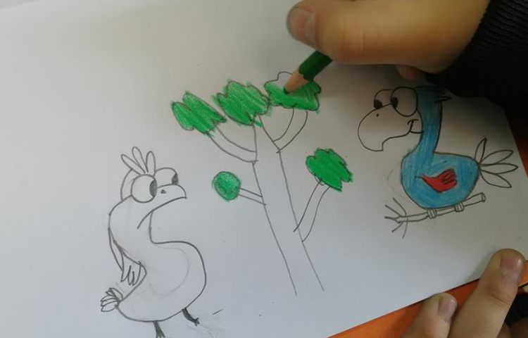 آموزش نقاشی و طراحی پرندگان 3
