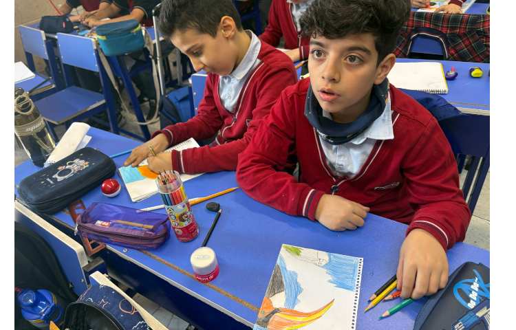 آموزش نقاشی پرنده تو کان و جا کلیدی نمدی ماشین 4