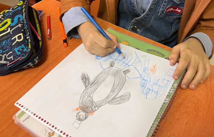آموزش نقاشی پنگوئن 1