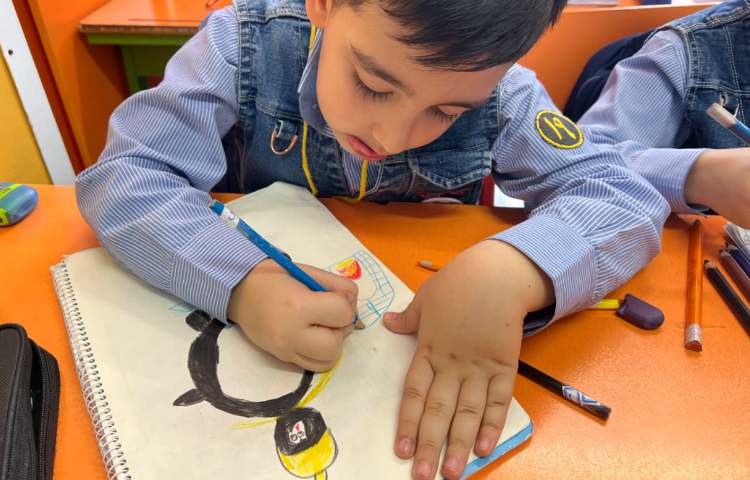 آموزش نقاشی پنگوئن 5