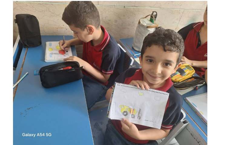 آموزش نقاشی کامیون ،ماشین سیمان 1