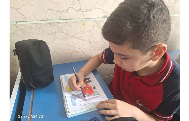 آموزش نقاشی کامیون ،ماشین سیمان 2