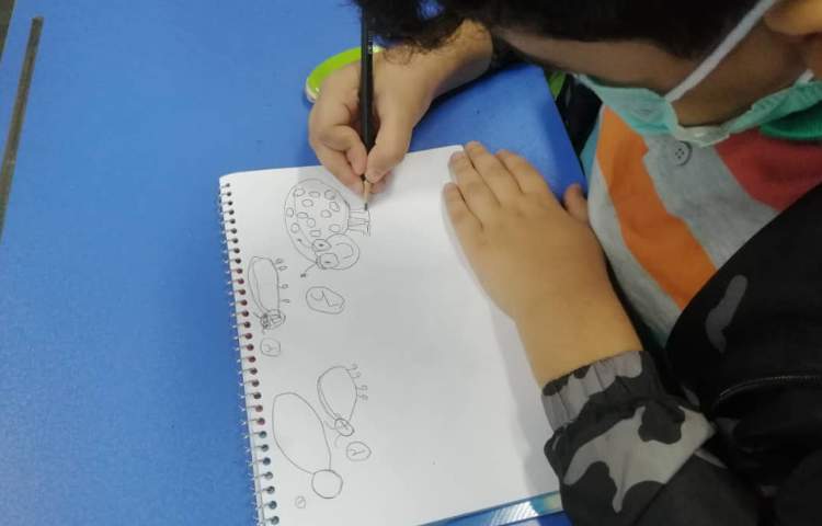 آموزش نقاشی کفشدوزک 7