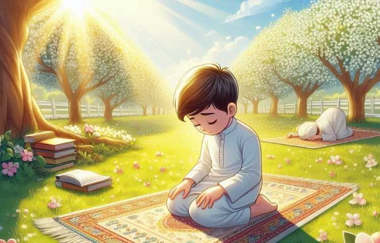 آموزش نماز جماعت درس هدیه های آسمانی پایه سوم 1