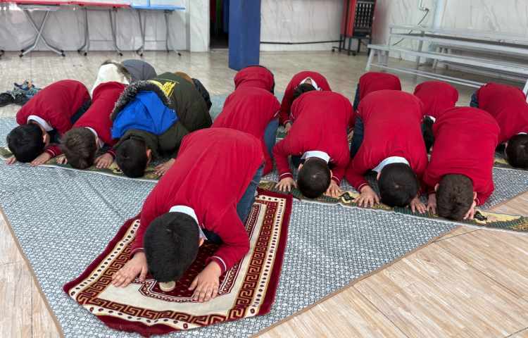 آموزش نماز جماعت درس هدیه های آسمانی پایه سوم 2