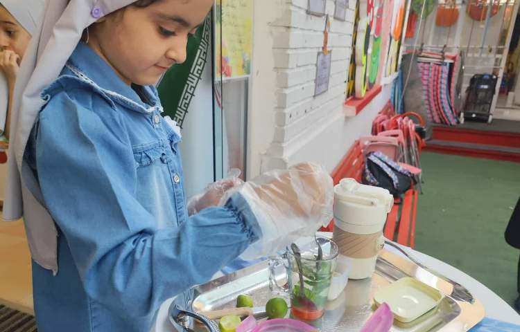 آموزش نوشیدنی خنک تابستانه، در صبحگاه تابستونک یخی 5