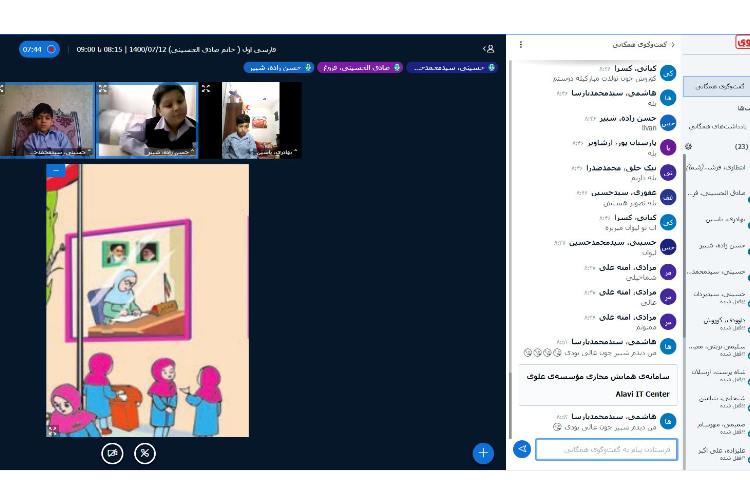 آموزش نگاره ها در کلاس های آنلاین 3