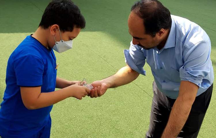 آموزش وضو برای دانش آموزان پایه دوم دبستان 1