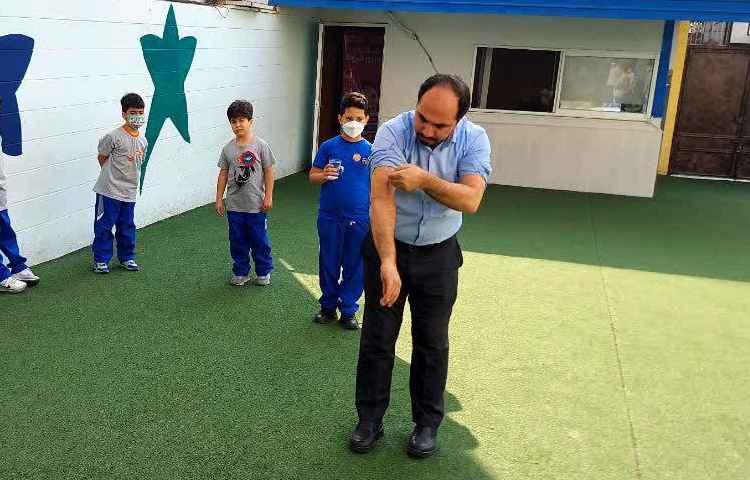 آموزش وضو برای دانش آموزان پایه دوم دبستان 4