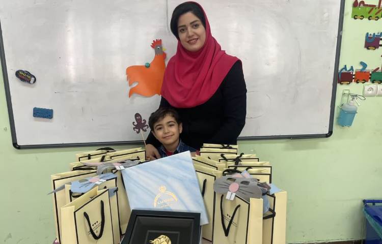 آموزش و ایجاد انگیزه نشانه خ دانش آموزان پایه اول دبستان 1