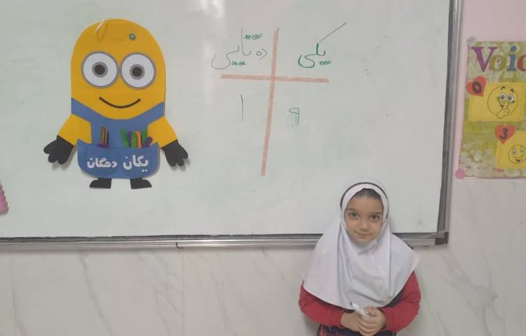 آموزش و تمرین اعداد 4