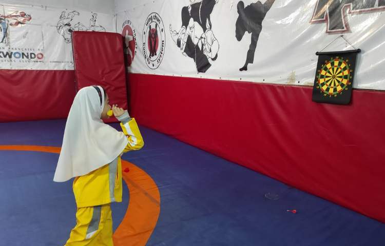 آموزش پرتاب توپ 3