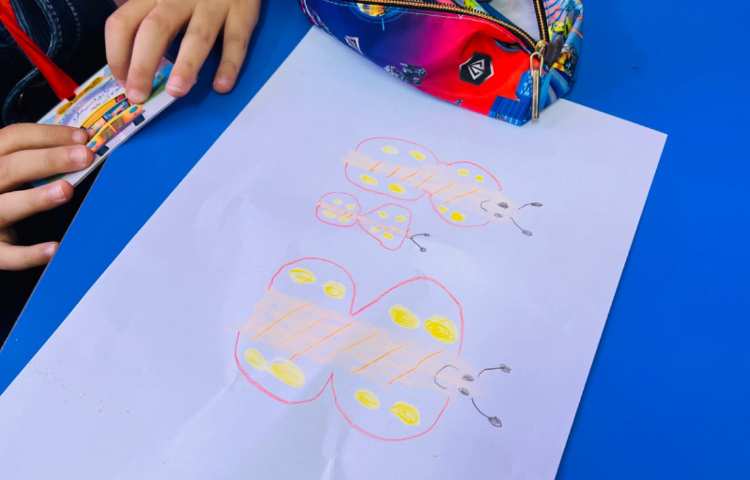 آموزش پروانه بااشکال هندسی 2