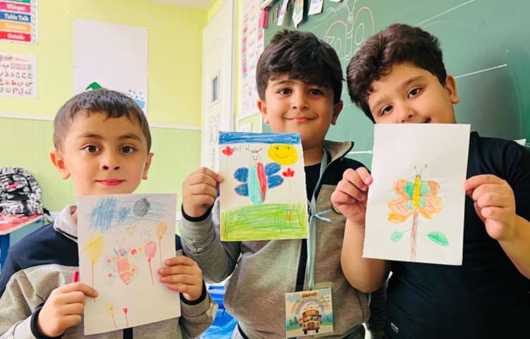 آموزش پروانه با اشکال هندسی 7